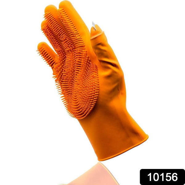 Silicone Glove with Multi-Function Blade for Cutting and Cleaning Vegetables Fruit and Other Cultures Gardening Tool (1 Pc) - dailyneed.life