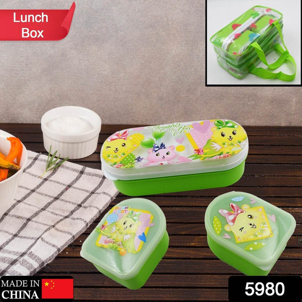 Tiffin Box Smart Lunch Box High Quality 3 box Lunch Box Leak Proof Lunch Box For Home & School, Office Use - dailyneed.life