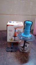 6 Blades Manual Hand-Press Vegetable Chopper (1100 ML / Mix Color) - dailyneed.life