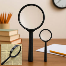 Magnifying glass Lens - reading aid made of glass - real glass magnifying glass that can be used on both sides - glass breakage-proof magnifying glass, Protect Eyes, 90mm & 60mm (2pc Set) - dailyneed.life