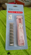 Portable Paper Clamp With 8 Pcs Clip Dispenser Handheld Paper Fast Clam (1 Set) - dailyneed.life