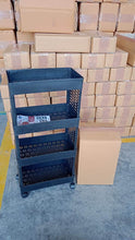 4-Layer Plastic Storage Rack with Wheels - dailyneed.life