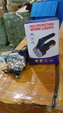 Portable Flashlight / Torch COB 7LED Hand Light USB Rechargeable Light with Side Light (1 Pc) - dailyneed.life