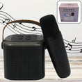 Wireless Speaker Microphone Set, RGB Light Support Memory Card PortableKaraoke Machine Perfect for Travel TV - dailyneed.life