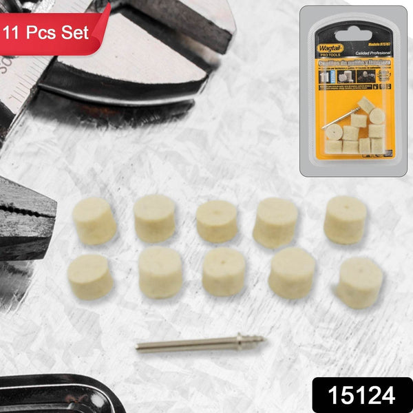 Rotary Tool Accessory Wool Felt Polishing Pad Felt (11 Pcs Set) - dailyneed.life