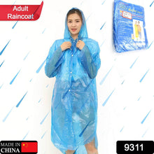 Portable Adult Rain Coat, Raincoat Waterproof Button Cardigan Portable Raincoat Adult Outdoor Traveling Plastic Material Raincoat/Rain wear/Rain Suit for Outdoor Accessory (1pc) - dailyneed.life