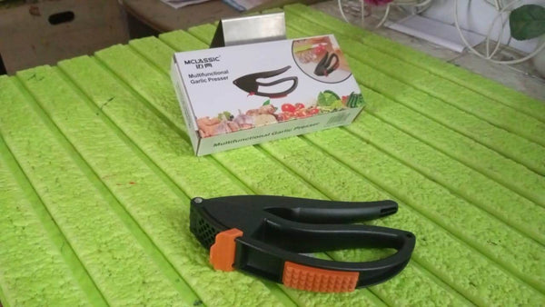 Multifunctional Garlic Press, Garlic Mincing & Crushing Tool (1 Pc) - dailyneed.life