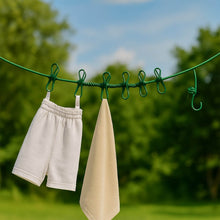 Elastic Cloth Drying Rope with 12 Metal Clip Portable Clothes line For Home & Travel - dailyneed.life