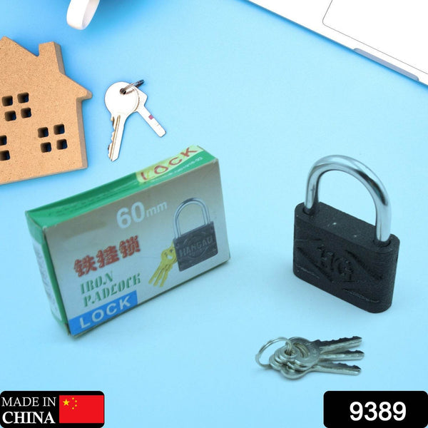 Iron Padlock with Brass Core for Home & Outdoor Security (60mm) - dailyneed.life