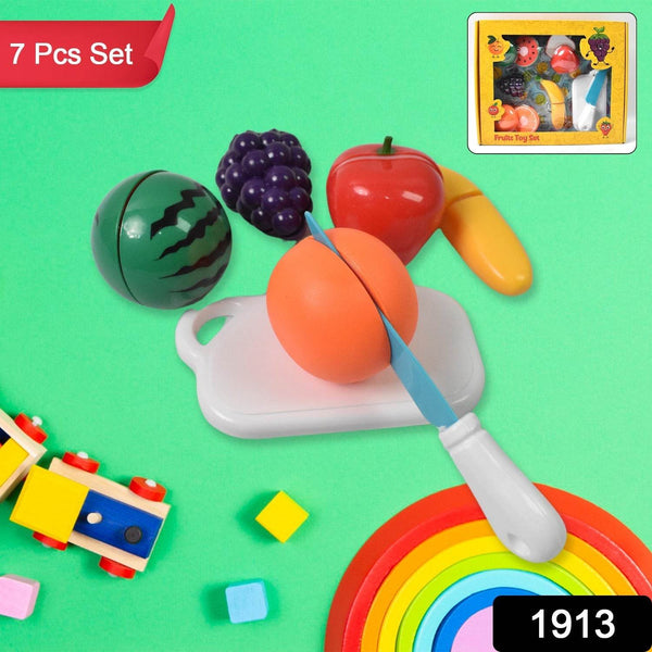 Realistic Sliceable Fruits Cutting Play Toy Set (7 Pcs Set) - dailyneed.life