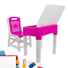 Study Table And Chair Set For Boys And Girls With Small Box Space For Plastic High Quality Study Table (Pink) - dailyneed.life