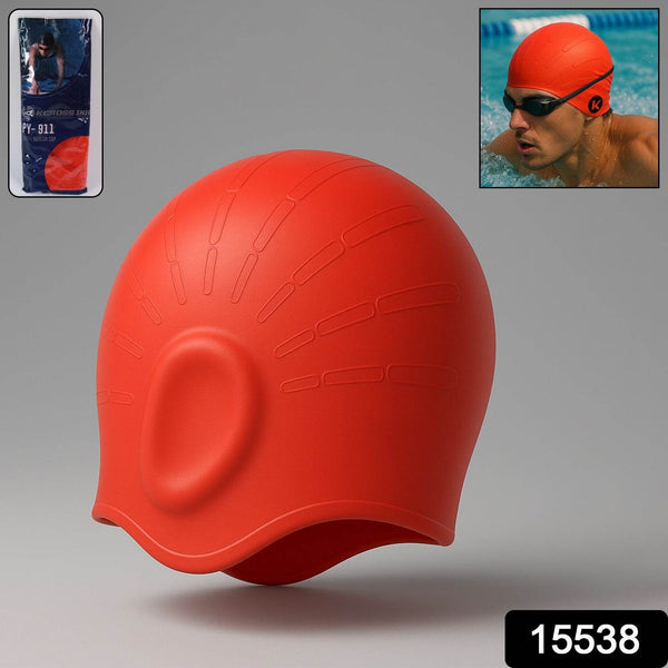 Knx Professional Silicone Swimming Cap (1 Pc) - dailyneed.life