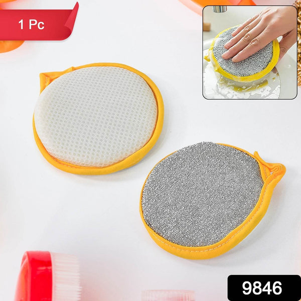 Double Side Dishwashing Sponge Dish Washing Brush (1 Pc) - dailyneed.life