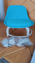 Plastic Low Round Rolling Stool with Wheels Pedicure Stool (1 pc / Mix Color) - dailyneed.life