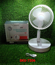 TELESCOPIC ELECTRIC DESKTOP FAN, HEIGHT ADJUSTABLE, FOLDABLE & PORTABLE FOR TRAVEL/CARRY | SILENT TABLE TOP PERSONAL FAN FOR BEDSIDE, OFFICE TABLE (Battery Not Include) - dailyneed.life