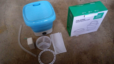 Portable Washing Machine, Mini Folding Washer and Dryer Combo, for Underwear, Socks, Baby Clothes, Travel, Camping, RV, Dorm, Apartment  - dailyneed.life