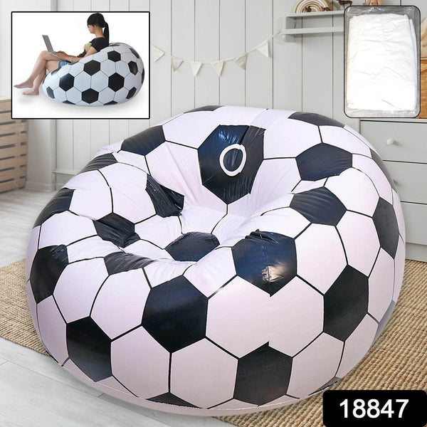 Foldable Sofa, Cartoon Style Inflatable Folding Chair, Ball Chair, Inflatable Sofa for Adults, Kids size (110cm x 80cm) - dailyneed.life