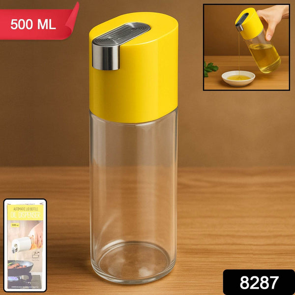 500 ml Automatic Oil Dispenser Bottle with One-Touch Controlled Pour Spout (1 Pc) - dailyneed.life