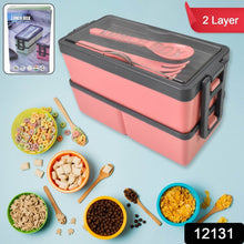 Plastic 3 Layer Leak Proof 3 Compartment Lunch Box for Office (1 Pc) - dailyneed.life