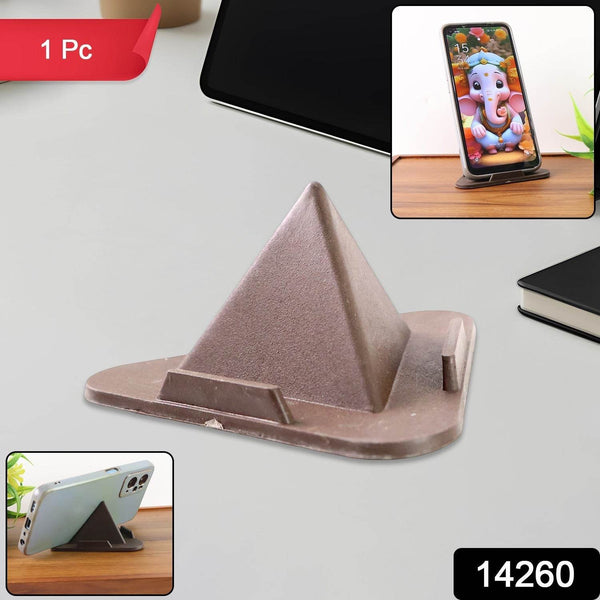 Pyramid Brown Mobile Stand with 3 Different Inclined Angles - dailyneed.life