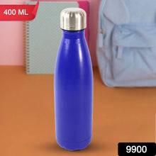 Stainless Steel Single Wall Water Bottle 400ml approx - dailyneed.life