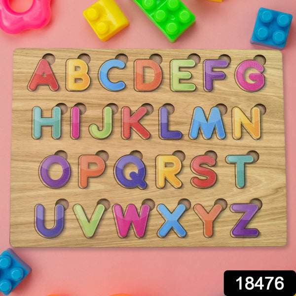 Wooden Puzzle Board ABC Letters Shapes Educational Learning Toys (1 Set) - dailyneed.life