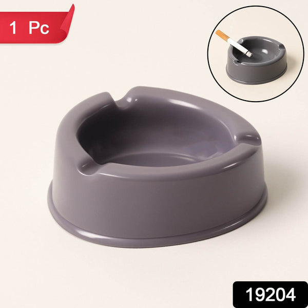 Oblivion Durable Plastic Ashtray with Wide Bowl and Triple Cigarette Holder Slots (1 pc) - dailyneed.life