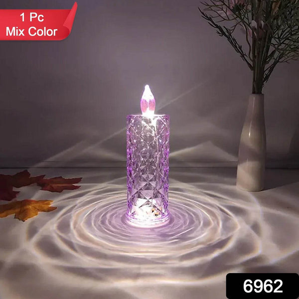 Candles for Home Decoration, Crystal Candlelight, Diwali (1 Pc / Multicolor) - dailyneed.life