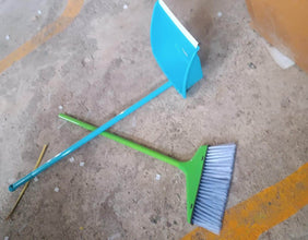 HANDLE DUSTPAN AND BRUSH FOR SWEEPING & CLEANING DUST, Supdi - dailyneed.life