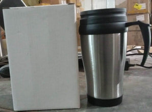 Stainless Steel Vacuum Glass Insulated Glass Coffee Cups (With Lid & Handle / 1 pc) - dailyneed.life