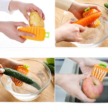 Carrot-Shaped Non-Toxic Vegetable Scrubbing Brush for Fruits & Veggies - dailyneed.life