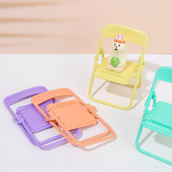Chair-Shaped Mobile Stand – Stylish & Sturdy Phone Holder for Home & Office Use (1 Pc) - dailyneed.life