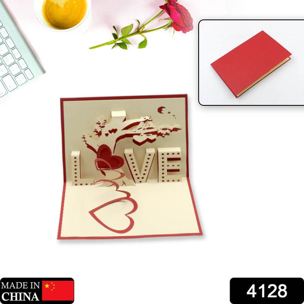 3D Paper Wish Card High Quality Paper Card All Design Card Good Wishing Card (Birthday , Valentine , love , Christmas Card) (1Pc ) - dailyneed.life