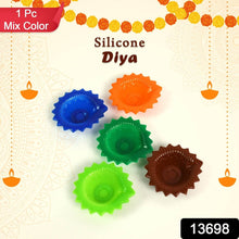 Silicone Diya for Diwali Attractive Design Colourful Diya Combo, Diwali (Mix Design /1 Pc) - dailyneed.life