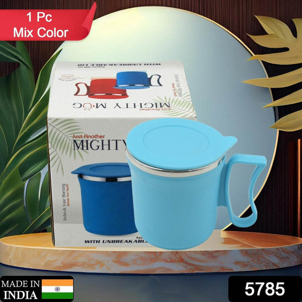 300ml Stainless Steel Mug: Insulated, Leakproof Lid, Hot/Cold Drinks (Mix Color) - dailyneed.life