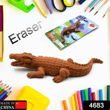 CROCODILE SHAPED ERASERS ANIMAL ERASERS FOR KIDS, CROCODILE ERASERS 3D ERASER, MINI ERASER TOYS, DESK PETS FOR STUDENTS CLASSROOM PRIZES CLASS REWARDS PARTY FAVORS - dailyneed.life