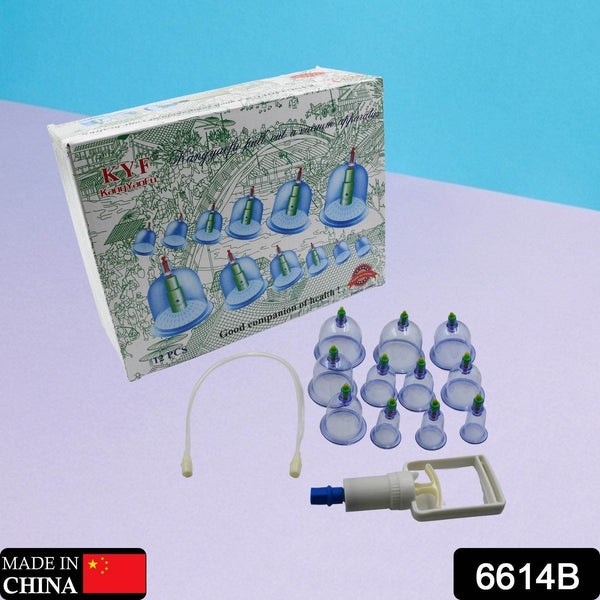 Suction Cups with Vacuum Pump, Suction Cup Set, Full Body Suction Cups, Acupuncture Suction Cups, Suction Cups for Therapy Suction and Body Massage, Deep Tissues, Muscle Relaxers 12 in 1 - dailyneed.life