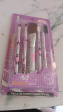 Floral Makeup Brush Set for Eyes, Lips, and Face (5 Pc) - dailyneed.life