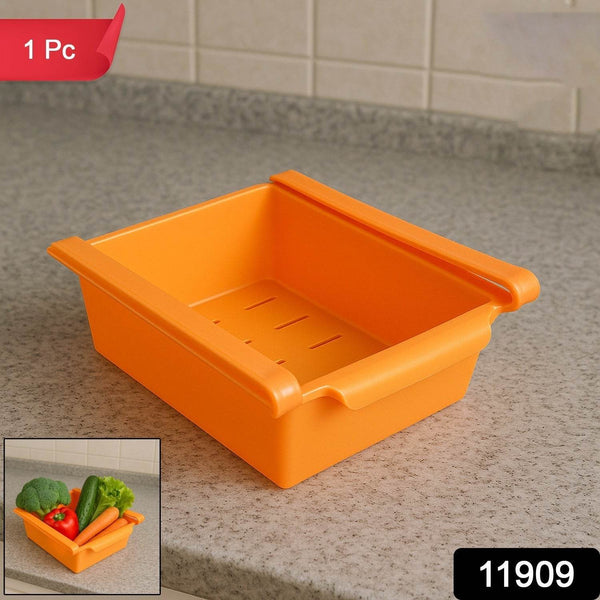 Adjustable Sliding Refrigerator Storage Basket (1 Pc) - dailyneed.life
