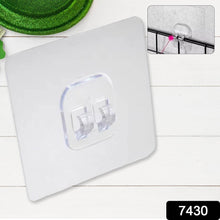 Household Self Adhesive Wall Hooks, Punch-Free Wall-Mounted Hook, Seamless Transparent No Nails Drill Waterproof Hooks for Bathroom, Kitchen, Home (1 Pc) - dailyneed.life