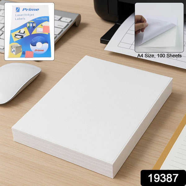A4 Size Self-Adhesive Printable Label Sheets (100 sheet) - dailyneed.life