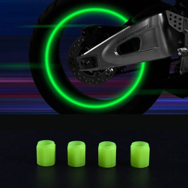Tyre Valve Caps Luminous Glow Car Tire Valve Cap Covers vaal cap (4 Pcs Set) - dailyneed.life
