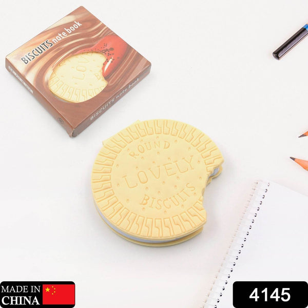 Round Biscuit-Scented Notebook – Fun Writing Copybook (1 Pc) - dailyneed.life