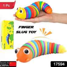 3D Rainbow Color Plastic Slug Fidget Toys, Stress Relieving Toy, Sensory Slug Toy for Boys and Girls, Finger slug Toy, for Autistic, Caterpillar Fidget Toys Stress Relief Gifts for Toddlers Kids Adults (1 Pc) - dailyneed.life