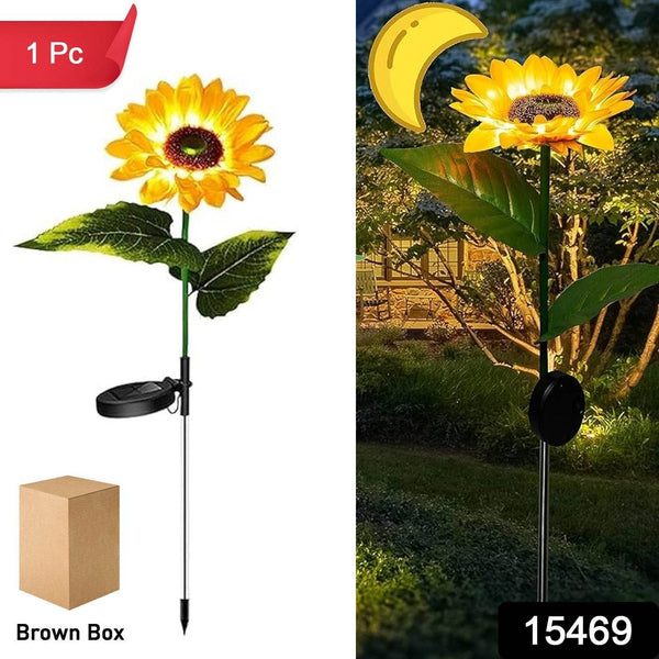 Sunflower Solar LED Lights, Warm White Garden Light (1 Pc) - dailyneed.life