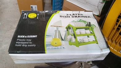 Dish Rack for Kitchen 3 Layer Dish Drainer Rack Stainless Steel Crockery Holder Cutlery Plate Holder Glass Utensils Storage Organize - dailyneed.life