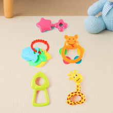 Plastic Baby Rattle Toys 5 Pcs Set - dailyneed.life