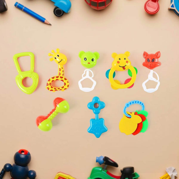 Baby Rattle Toy Collection for Infants 8 Pcs Set - dailyneed.life
