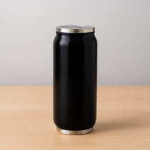 Stainless Steel Can-Shaped Vacuum Flask with Built-In Straw 500ml Approx (1 Pc) - dailyneed.life