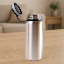 Silver Stainless Steel Double Wall Vacuum-Insulated Drink Water Bottle (1000 ML) - dailyneed.life